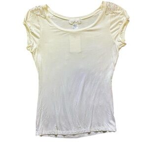 Geri C. New York brand White Short Sleeve Top